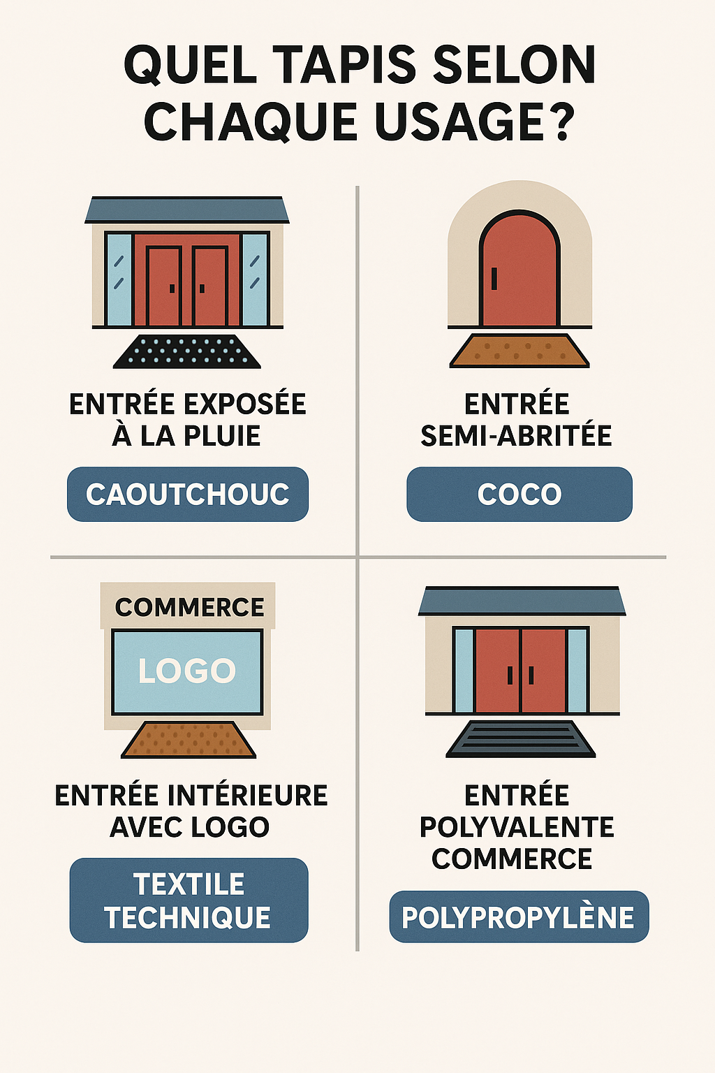 choisir un tapis sur mesure pour un commerce